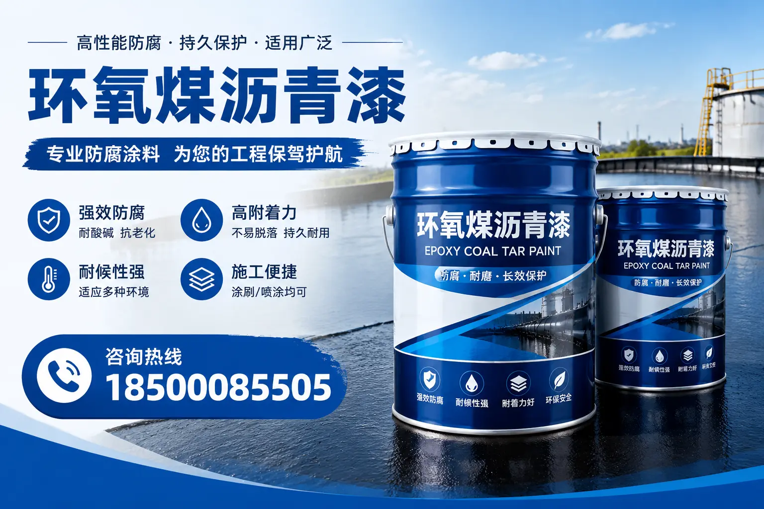 环氧煤沥青漆与其他漆类的比较，唐山用户的选择依据